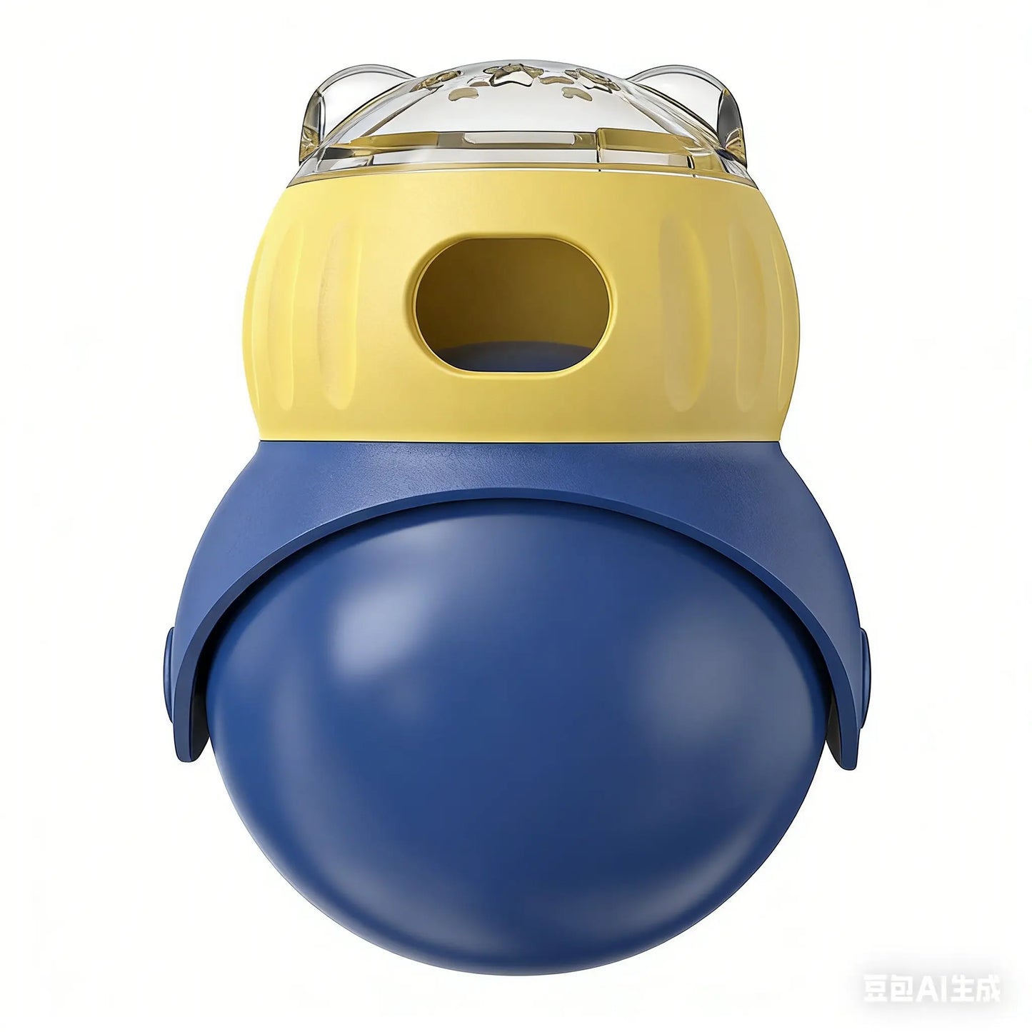 Interactive Puzzle Food Dispensing Ball for Cats and Small Dogs - Slow Feeder Toy for Enrichment and Boredom Relief