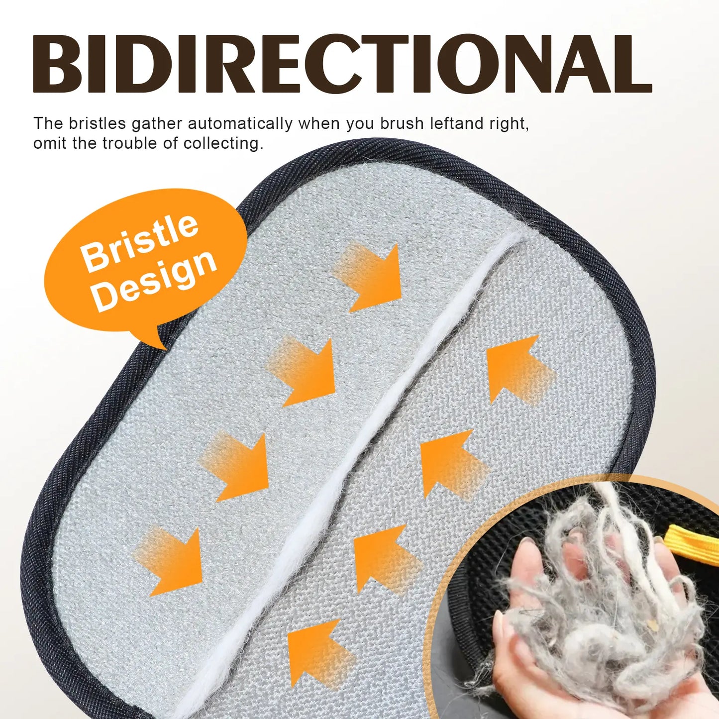 Pet Hair Removal Gloves, Electrostatic Pet Hair Remover, Reusable Cat&Dog Hair Remover for Couch, Furniture, Carpet, Car Seat, Pet Grooming Gloves,Pet Hair Removal Tool