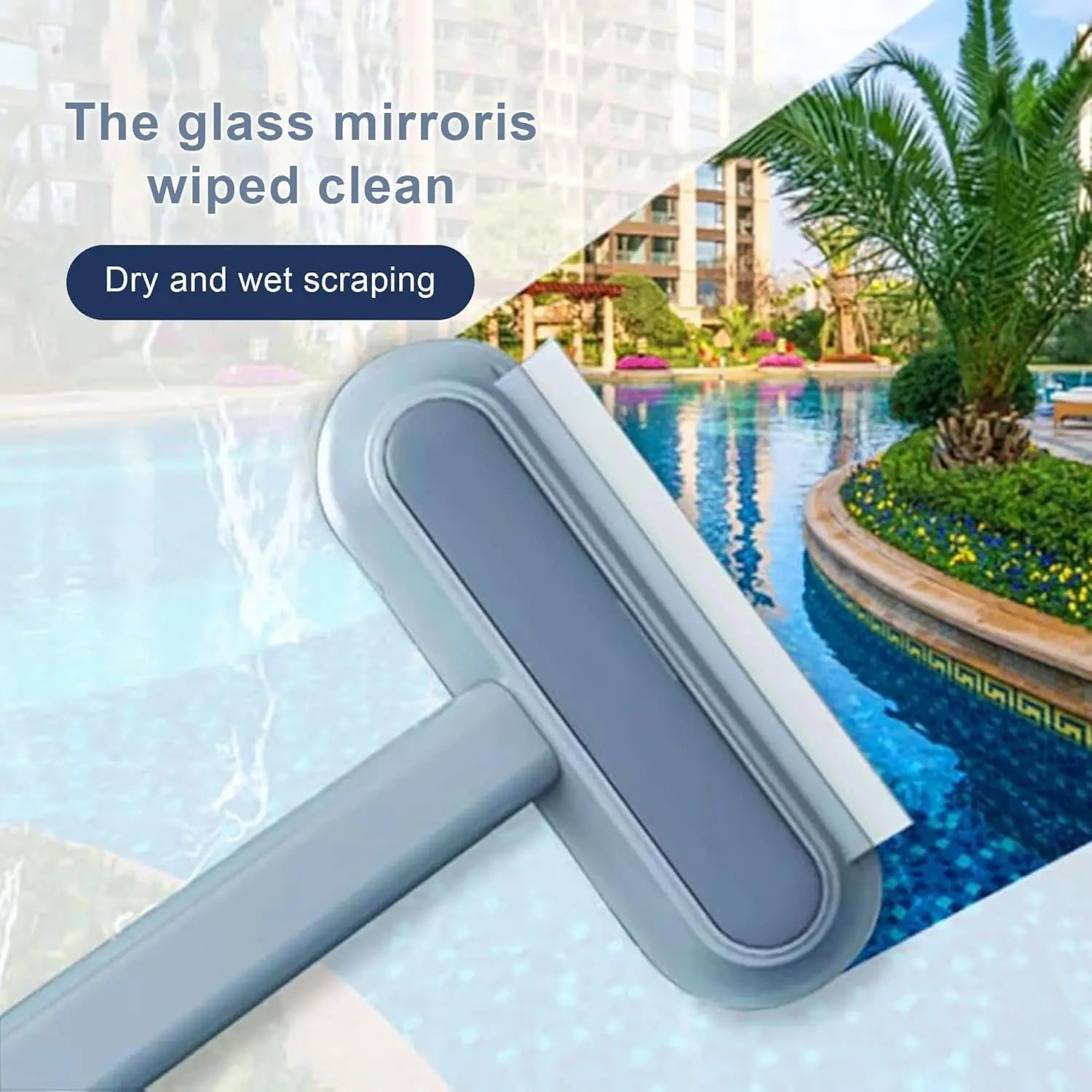 4-in-1 Reusable Lint and Pet Hair Remover Broom with Standard Handle - 17.7 Inches, 17.2 x 7.1 Inches, 200g, Ergonomic Cleaning Tool for Upholstery, Pet Hair, and Car Seats (Single Pack)