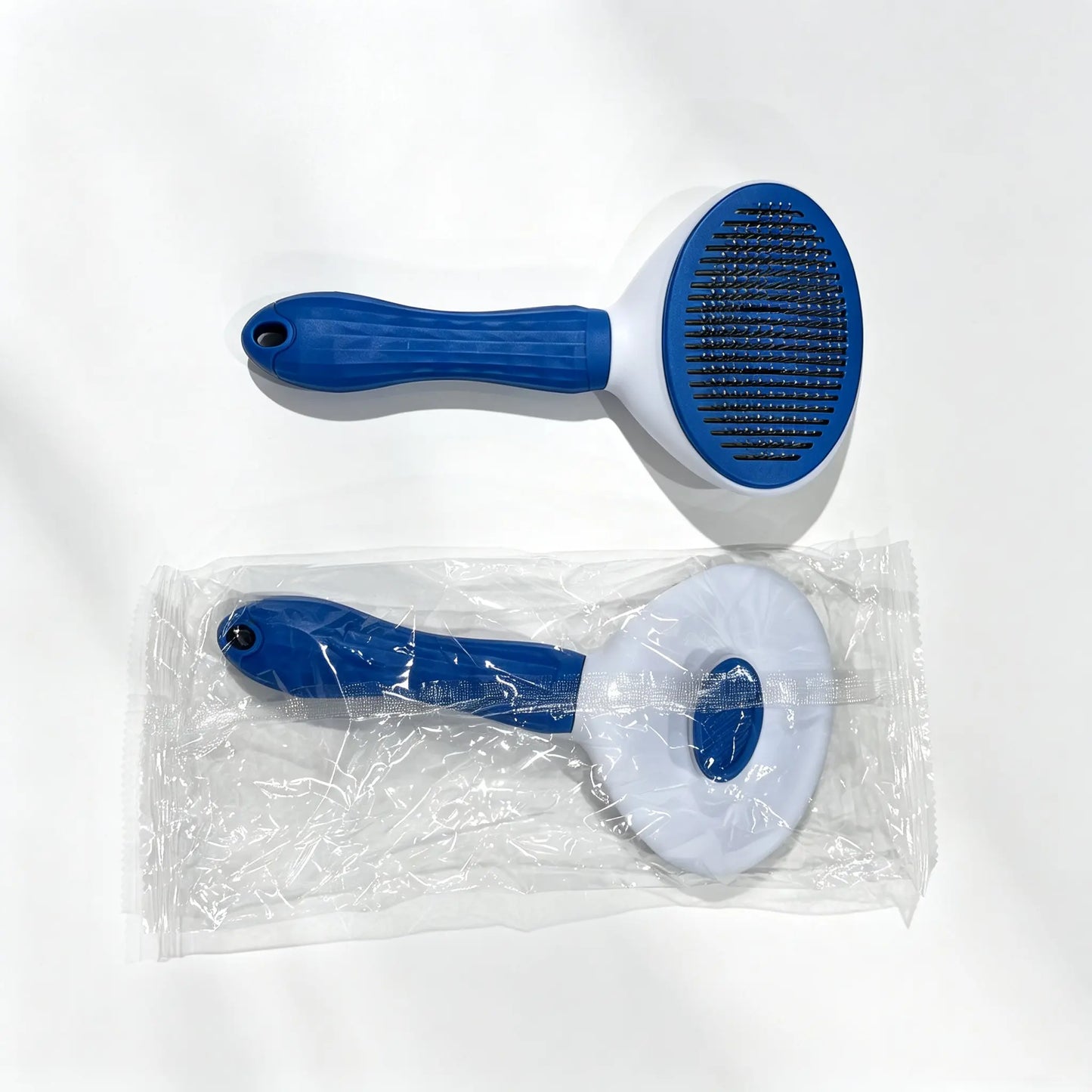 Pet Hair Removal Comb - 1 Count Grooming Brush and Deshedding Tool with One-Click Cleaning for Dogs and Cats